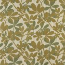 54"" Wide K0030A Green, Abstract Leaves Contemporary Upholstery Fabric By The Yard