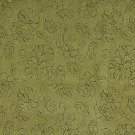 54"" Wide Green, Floral Microfiber Upholstery Fabric By The Yard