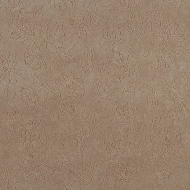 54"" Wide Beige, Floral Microfiber Upholstery Fabric By The Yard