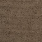 54"" Wide Light Brown, Floral Microfiber Upholstery Fabric By The Yard