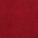 54"" Wide Red Floral Microfiber Upholstery Fabric By The Yard