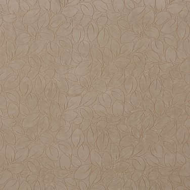 54"" Wide Beige, Foliage Leaves Microfiber Upholstery Fabric By The Yard