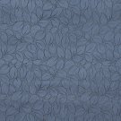 54"" Wide Sky Blue, Foliage Leaves Microfiber Upholstery Fabric By The Yard