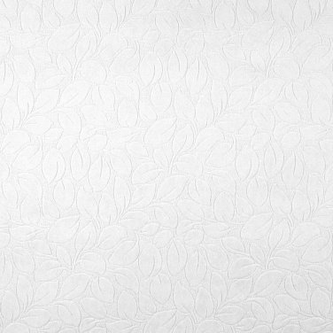 54"" Wide White, Foliage Leaves Microfiber Upholstery Fabric By The Yard