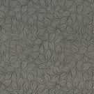 54"" Wide Smoke Grey, Foliage Leaves Microfiber Upholstery Fabric By The Yard