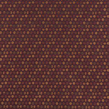54"" C575 Purple and Gold, Geometric Circles, Durable Upholstery Fabric By The Yard