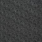 G341 Silver And Black, Metallic Raised Floral Vines Upholstery Faux Leather By The Yard