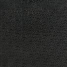 G344 Black, Metallic Raised Floral Vines Upholstery Faux Leather By The Yard