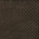 G376 Chocolate Brown, Metallic Overlapping Ovals and Circles Upholstery Faux Leather By The Yard