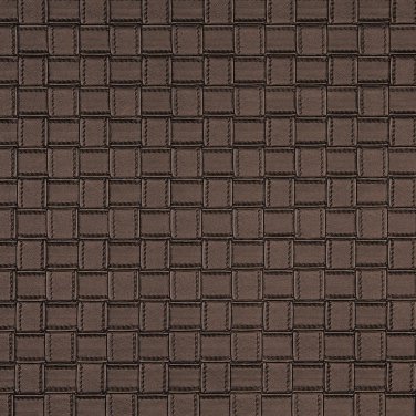 G661 Bronze, Metallic Basket Woven Look Upholstery Faux Leather By The Yard