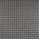 G683 Silver, Metallic Plush Squares Upholstery Faux Leather By The Yard