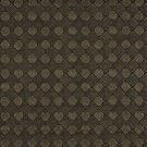 G796 Brown, Metallic Diamonds and Squares Upholstery Faux Leather By The Yard