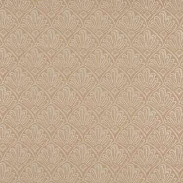 A126 Beige And Tan Two Toned Fan Upholstery Fabric By The Yard | Width: 54""
