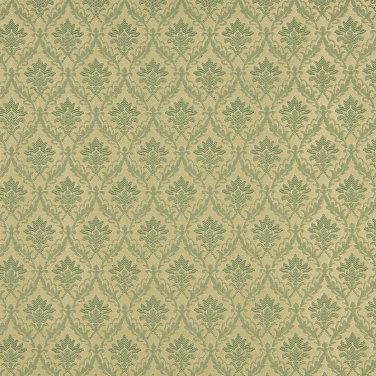 A138 Light Green Foliage And Bouquets Upholstery Fabric By The Yard | Width: 54""