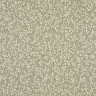A150 Gray And Silver Foliage And Flowers Upholstery Fabric By The Yard | Width: 54""