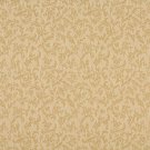 A153 Beige And Tan Foliage And Flowers Upholstery Fabric By The Yard | Width: 54""