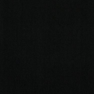 K0104B Black Solid Woven Solution Dyed Indoor Outdoor Upholstery Fabric By The Yard | Width: 54""