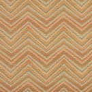 K0105A Orange Taupe Beige Chevron Woven Solution Dyed Indoor Outdoor Upholstery Fabric By The Yard