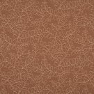 K0107A Beige Red Floral Vines Woven Solution Dyed Indoor Outdoor Upholstery Fabric By The Yard