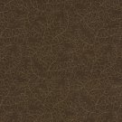 K0107B Tan Brown Floral Vines Woven Solution Dyed Indoor Outdoor Upholstery Fabric By The Yard