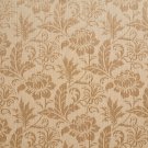 K0100C Beige Two Toned Floral Metallic Sheen Upholstery Fabric By The Yard | Width: 54""