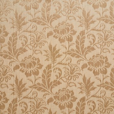 K0100C Beige Two Toned Floral Metallic Sheen Upholstery Fabric By The Yard | Width: 54""
