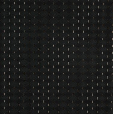 A416 Black And Tan Elegant Diamond And Lines Upholstery Fabric By The Yard | Width: 54""
