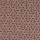 A469 Tan And Burgundy Diamond Clover Leaf Upholstery Fabric By The Yard | Width: 54""