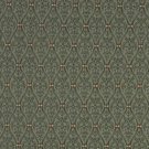 A477 Green, Red And Beige Waves Lines And Foliage Upholstery Fabric By The Yard | Width: 54""
