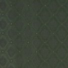 A488 Forest Green Two Toned Brocade Medallion Upholstery Fabric By The Yard | Width: 54""