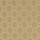 A492 Gold Two Toned Brocade Medallion Upholstery Fabric By The Yard | Width: 54""