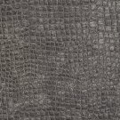 K0151L Dark Grey Textured Alligator Shiny Woven Velvet Upholstery Fabric By The Yard | 54"" Wide