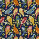 A272 Outdoor Indoor Marine Upholstery Fabric By The Yard Contemporary Various Birds - Blue Red Green