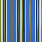 A282 Outdoor Indoor Upholstery Fabric By The Yard Various Size Stripes - Blue Yellow White Green
