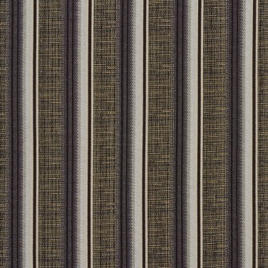 A372 Brown Silver Ivory Striped Tweed Textured Metallic Upholstery Fabric By The Yard | Width: 54""