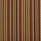 A352 Burgundy, Green and Beige Matelasse Quilted Striped Upholstery Fabric By The Yard