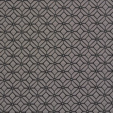 K0210E Black And Grey Geometric Small Scale Diamonds Upholstery Fabric By The Yard