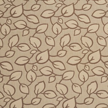 U0000C Brown And Mocha Large Scale Leaves Upholstery Fabric By The Yard