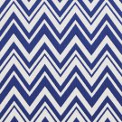U0010A Navy And White Zig Zag Chevron Upholstery Fabric By The Yard