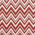 U0010D Red And White Zig Zag Chevron Upholstery Fabric By The Yard