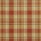 U0020D Light Green And Orange Country Plaid Upholstery Fabric By The Yard