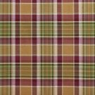 U0020E Purple And Green Country Plaid Upholstery Fabric By The Yard