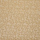 U0090A Gold Abstract Large Squiggly Pattern Upholstery Fabric By The Yard