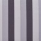 U0110H Black And Silver Thick 3 Color Stripes Silk Satin Look Upholstery Fabric By The Yard