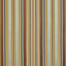 U0160D Teal, Green And Brown Shiny Thin Striped Silk Satin Look Upholstery Fabric By The Yard