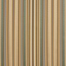 U0160F Green, Light Blue And Gold Shiny Thin Striped Silk Satin Look Upholstery Fabric By The Yard