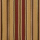 U0190A Gold, Green And Burgundy Various Size Striped Silk Satin Look Upholstery Fabric By The Yard