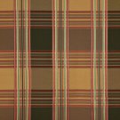 U0220F Green Gold Burgundy Shiny Various Size Stripes Plaid Silk Look Upholstery Fabric By The Yard