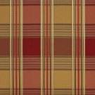 U0220G Red And Green Shiny Various Size Stripes Plaid Silk Satin Look Upholstery Fabric By The Yard