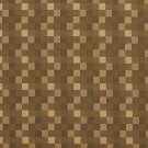 U0240A Green And Brown Checkered Silk Satin Look Upholstery Fabric By The Yard